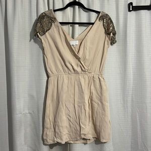 Beaded sleeve wrap tunic